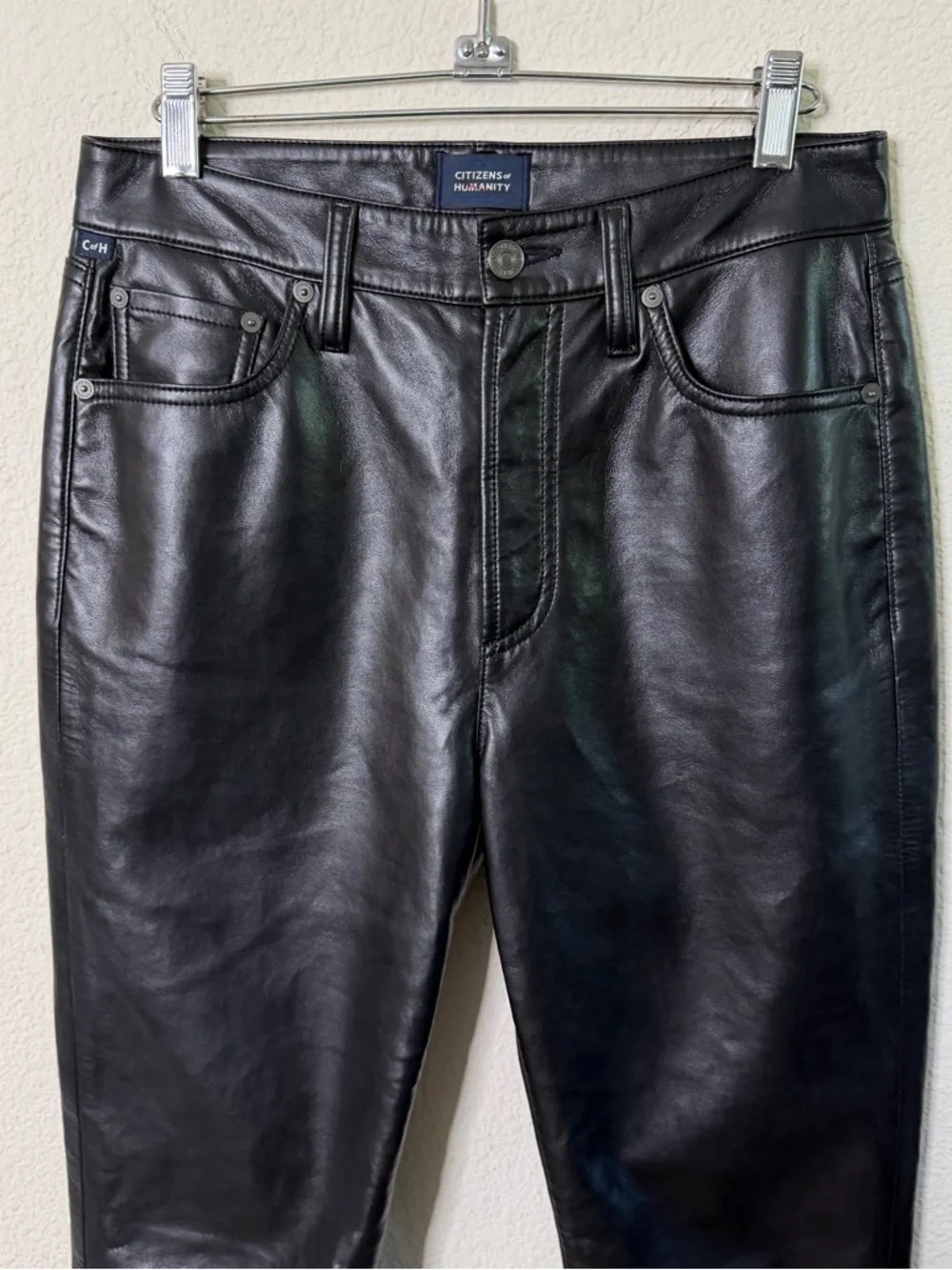 CITIZENS OF HUMANITY COH Isola Cropped Boot Recycled Leather Womens‎ Size 27